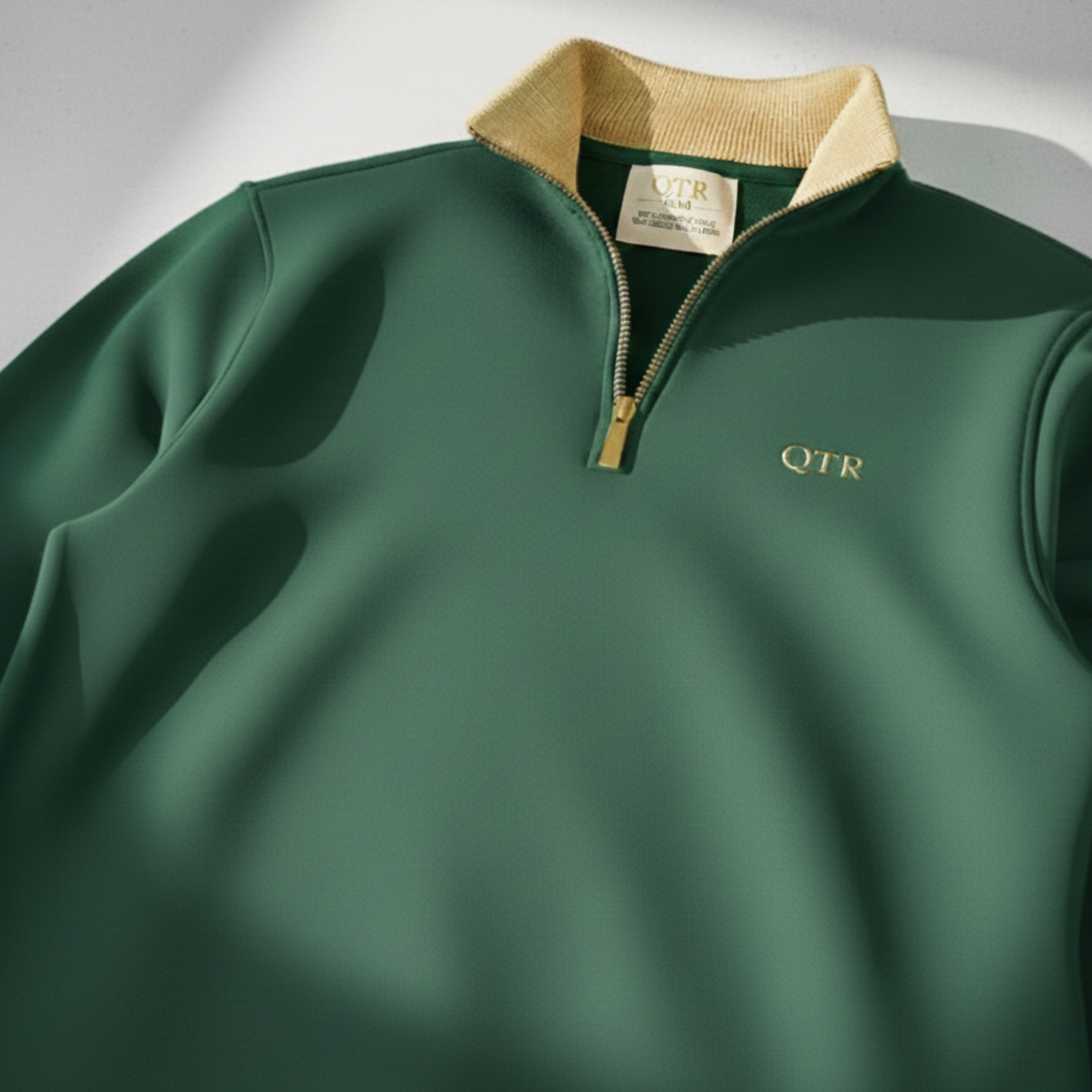 Green Classic Quarter Zip | Founders Collection