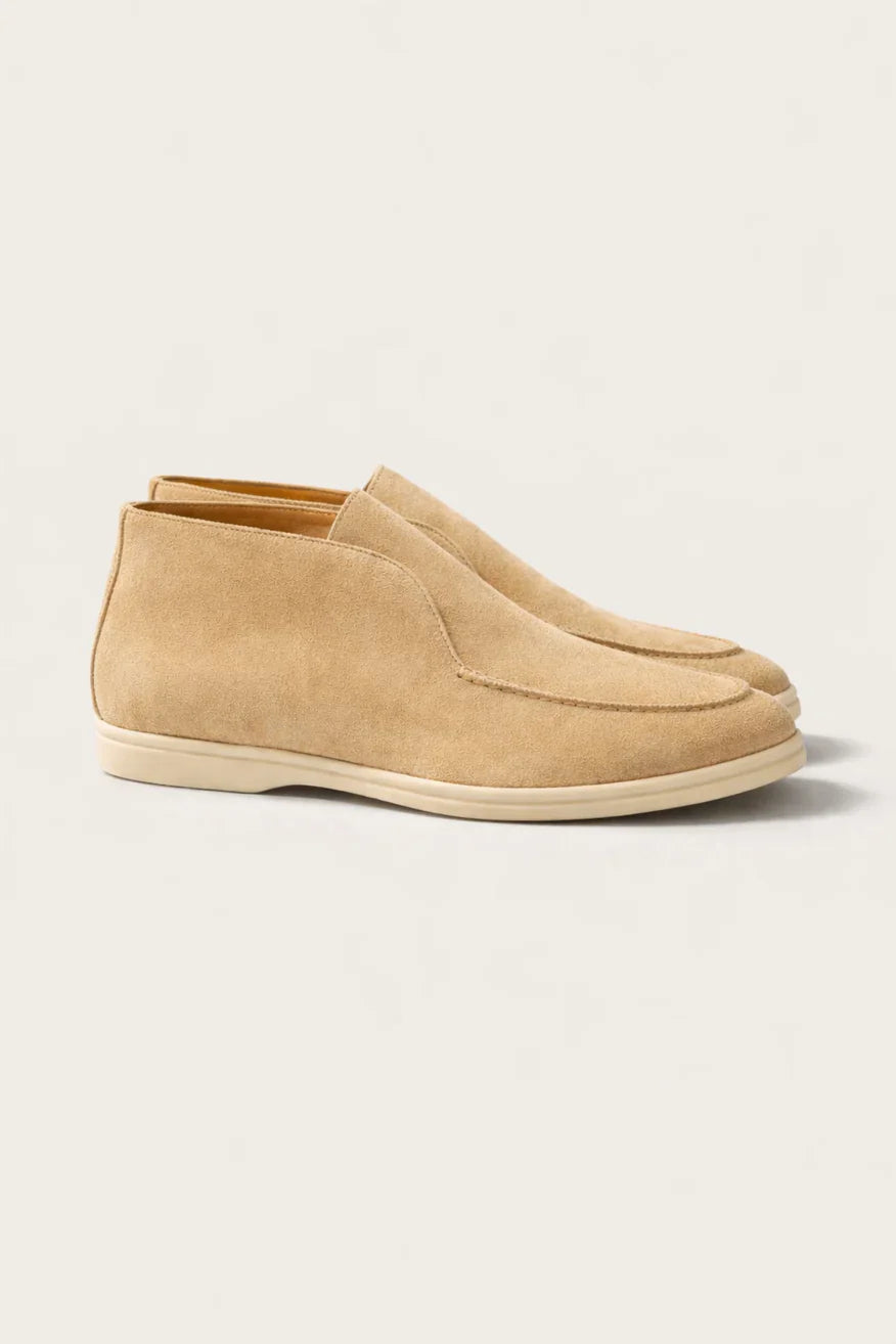 Old Money High Suede Loafers